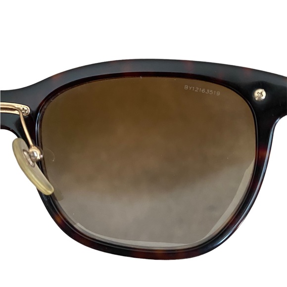 BURBERRY *RARE* Tortoiseshell Brown and Gold Sunglasses - Picture 6 of 12